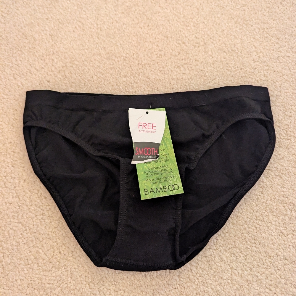 Nwt Smooth By Cosabella Black Underwear S/M
